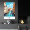 affiche voyage venise salon noir 1.webp