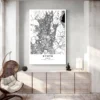 poster carte kyoto japan deco moderne 1.webp