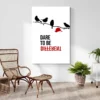 tableau motivation dare to be different decoration contemporaine 1.webp