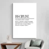 tableau motivation discipline deco minimaliste 1.webp