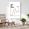 tableau motivation trust the process decoration contemporaine 1.webp