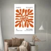 Affiche Matisse Corail Orange decoration 1.webp