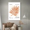 Affiche Matisse Feuille Orange decoration 1.webp