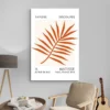 Affiche Matisse Feuille Orange decoration moderne 1.webp
