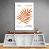 Affiche Matisse Feuille Orange mur gris 1.webp