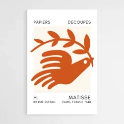 Affiche Matisse Oiseau Orange 1 1.webp