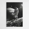 Tableau Cosmonaute Noir et Blanc 1 1.webp