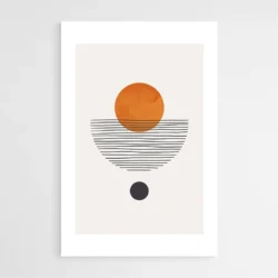 tableau abstrait beige et orange 1 1.webp