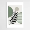 tableau abstrait feuille vert 1 1.webp