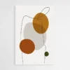 tableau abstrait marron et or 1 1.webp