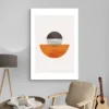tableau abstrait orange decoration moderne 1.webp