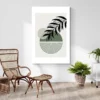 tableau abstrait vert pastel decoration contemporaine 1.webp