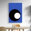 tableau bleu abstrait salle a manger 1.webp
