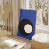 tableau bleu abstrait salon boheme 1.webp