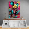 tableau mickey street art mur gris 1.webp