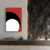 tableau rouge abstrait cosy 1.webp