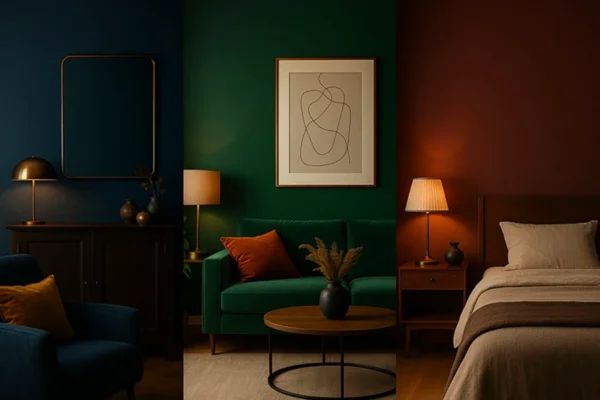 Misez sur des couleurs profondes qui réchauffent l'ambiance Misez sur des couleurs profondes qui réchauffent l'ambiance