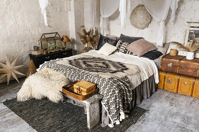 chambre style boheme