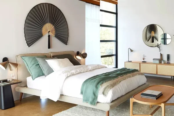 chambre style japandi