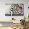 Tableau20Street20Art20Graffiti20Banksy chambre blanche.webp