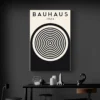 affiche bauhaus 1923 blanc et noir bureau noir 1.webp