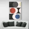 affiche bauhaus rouge et bleue canape blanc 1.webp