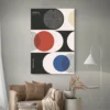 affiche bauhaus rouge et bleue salon boheme 1.webp