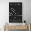 affiche picasso chat salon bois 1.webp