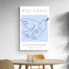 affiche picasso oiseau bleue salle a manger 1.webp