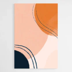 tableau abstrait couleur pastel 1