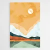 tableau abstrait paysage peinture 1