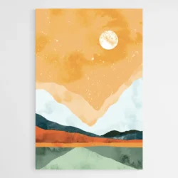 tableau abstrait paysage peinture 1