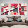 tableau abstrait triptyque 211