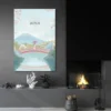 tableau art moderne japonais salon moderne noir 1.webp