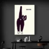 tableau chat amusant bureau noir 1.webp