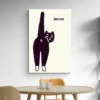 tableau chat amusant salle a manger 1.webp