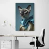 tableau chat siamois bureau 1.webp