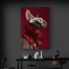 tableau chat sphynx bureau noir 1.webp