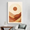 tableau desert terracotta mur blanc 1.webp