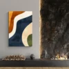 tableau design couleurs salon pierre