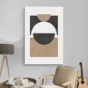 tableau geometrique minimal salon beige 1.webp