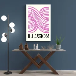tableau illusion mur bleu 1.webp
