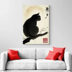 tableau japon chat canape 1.webp
