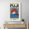 tableau japonais mont fuji salon bois 1.webp