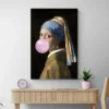 tableau la jeune fille a la perle salon bois 1.webp