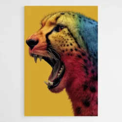 tableau leopard colore 1 1.webp