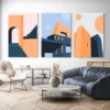 tableau moderne triptyque 3