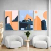 tableau moderne triptyque 4