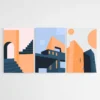tableau moderne triptyque 5
