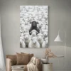 tableau moutons salon boheme 1.webp